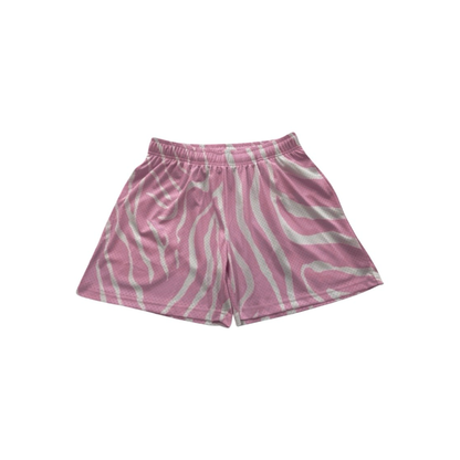 Pink Mesh Shorts