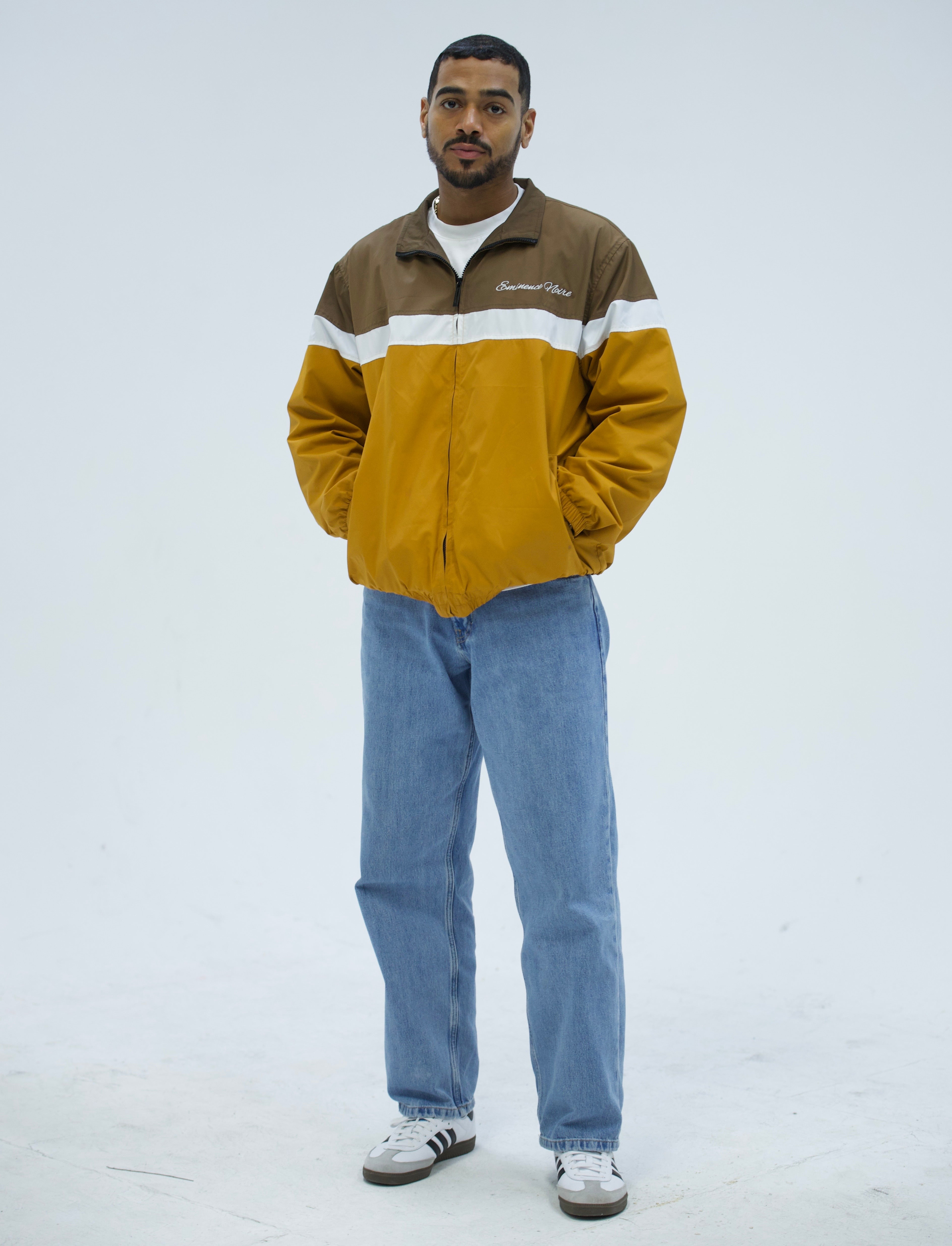 Cedarwood Track Jacket | Brown Lightweight Track Jacket – Eminence