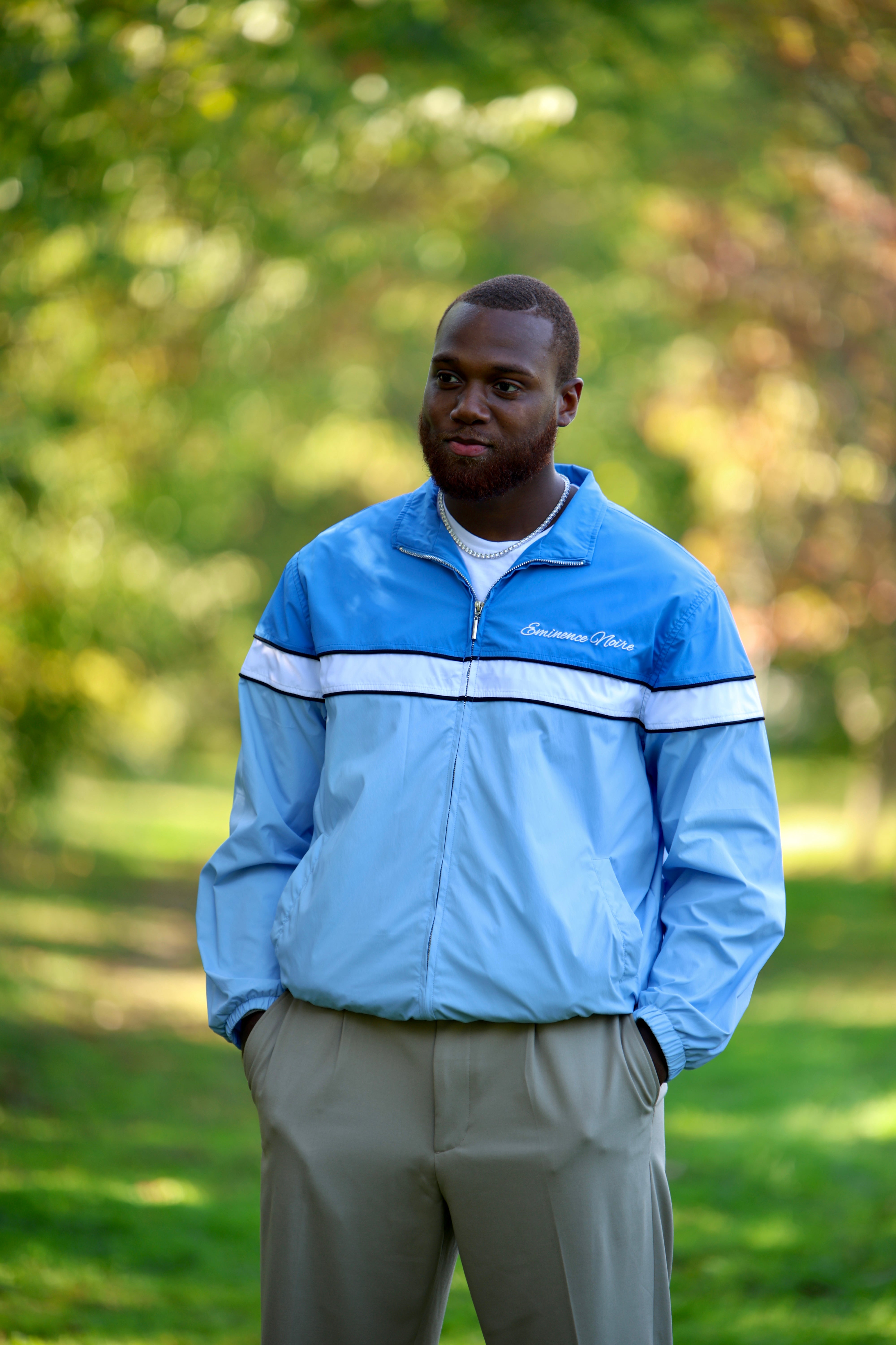 ジャケット・アウター Herlipto Mirage Tippet Ling Coat M blue Stillwater Track Jacket – Eminence Noire